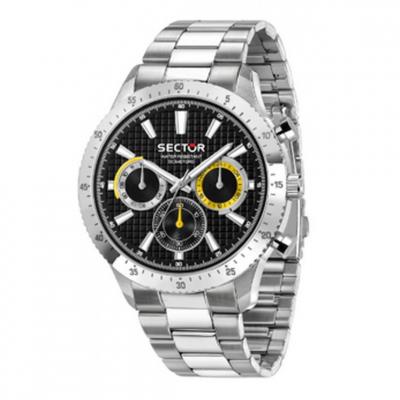 SECTOR Montre Homme  Montres 270 R3253578021 - Bracelet Acier Argent