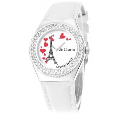 SO CHARM MONTRES Montre  MF316-COEURS-TE-BLANC - Montre Femme