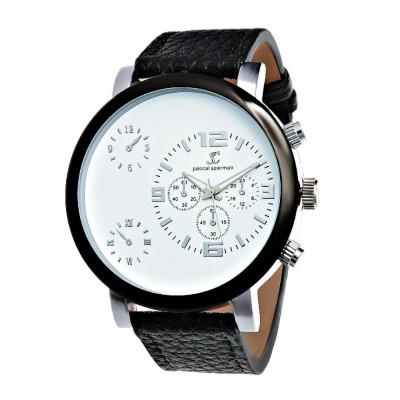 SO CHARM MONTRES Montres homme MH274-NFB - Bracelet Cuir Noir