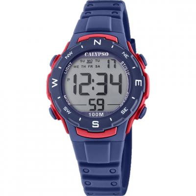 CALYPSO  Mixte Digital Quartz Montre avec Bracelet en Plastique K5801/4