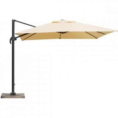  Paris Prix - Parasol D&eacute;port&eacute; Avec housse 3x3m Sable