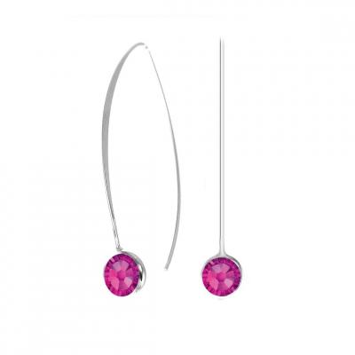 SO CHARM BIJOUX Pendantes So Charm - BS135-FUSH - Boucles D'Oreilles Argent&eacute;es