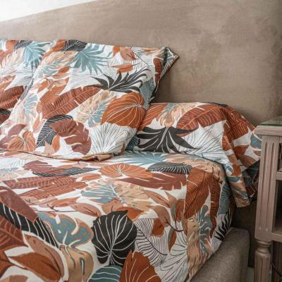 3S. X COLLECTION (NOS IMPRIMES) Taie de Traversin coton - JUNGLY BIS - Terracotta