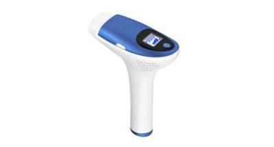 CHRONUS Epilateur &agrave; lumi&egrave;re puls&eacute;e ,syst&egrave;me ipl d'&eacute;pilation permanente 600 000 pulsations (bleu) 