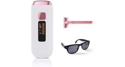 CHRONUS Epilateur laser permanente ipl, 999999 flashs (rose) 