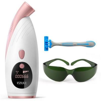  Epilateur Lumi&egrave;re Puls&eacute;e Innza D26 , IPL Epilation d&eacute;finitive, 999,000 Flashs - Blanc et Rose 