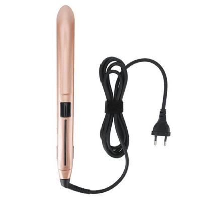 GENERIQUE 2 En 1 Lisseur et Fer &agrave; Boucler R&eacute;glable Avec Ecran LED Or 