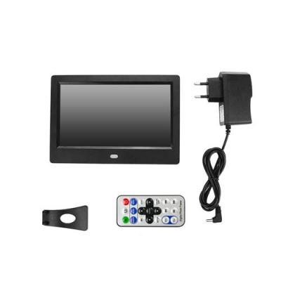 GENERIQUE 7 hd LED Cadre Photo Num&eacute;rique R&eacute;veil Lecteur mp3 / 4 de Film (prise EU) 