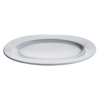 ALESSI  Ajm28/22 Platebowlcup Plat de Service Ovale en Porcelaine Blanche