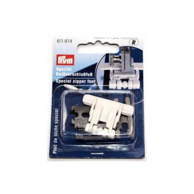 PRYM  Zipper Foot for Invisible Zips, White, 9.81 x 8.4 x 1.2 cm