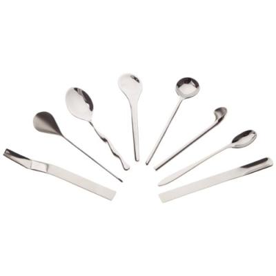 Alessi MSPOONSET Set de 8 Petits Cuillers &agrave; Caf&eacute;