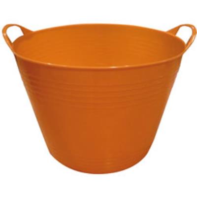 ALUMINIUM+ET+PLASTIQ Aluminium et plastiq panier souple multi usages orange