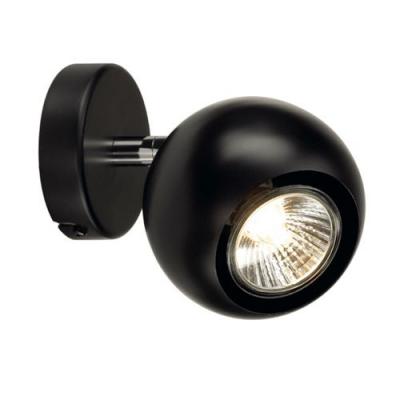 SLV Applique orientable globe Light Eye 1 GU10 H14 cm - Noir