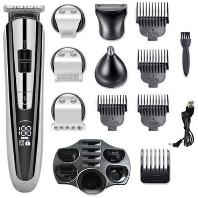  Polyvalent Tondeuse &agrave; cheveux/barbe Rechargeable Kit de 5 en 1 