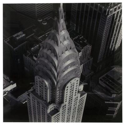 ATMOSPHERA  - Toile photo plexiglas Empire - 75 x 75 cm - Gris