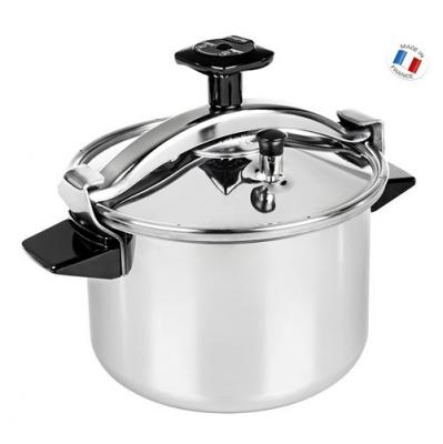  autocuiseur de 10L pour 7 &agrave; 10 personnes argent noir 