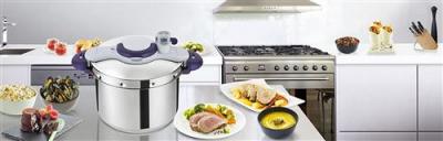  autocuiseur de 6L pour tous feux dont induction blanc gris aubergine 