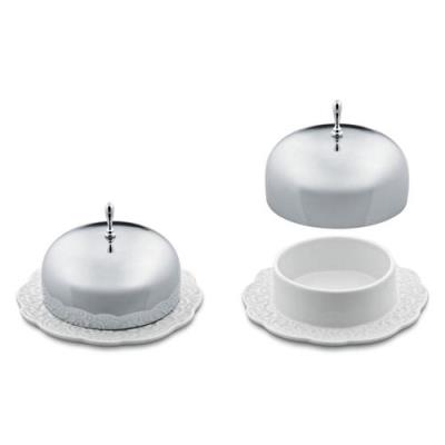 ALESSI  MW16 Dressed - Beurrier&nbsp; Blanc Beurrier&nbsp;avec couvercle