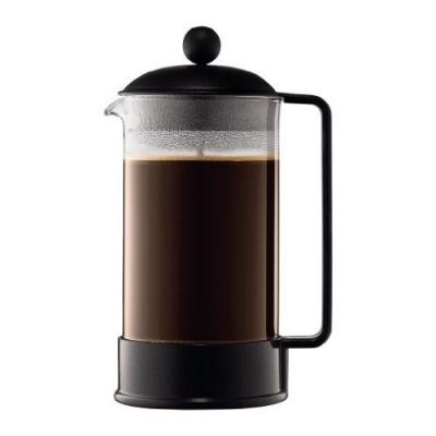 BODUM  1548-01 brazil cafeti&egrave;re &agrave; piston 8 tasses 1 l noir 