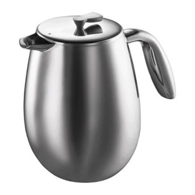 BODUM  - Cafeti&egrave;re &agrave; piston, double paroi, 12 tasses, 1.5 l, en inox