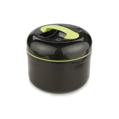 AC DECO Boite repas isotherme - Noir et vert - Grande lunch box - 1.5 L