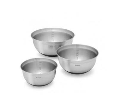 BRABANTIA  - Set de 3 bols mixeur 1l / 1.6l / 3l . -