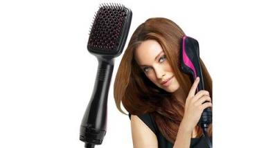 YOKULI Brosse soufflante &agrave; cheveux lissage brosse &agrave; air chaud voyage s&egrave;che-cheveux peigne 