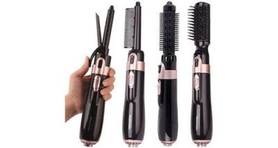  Brosse soufflante rotative, brosse &agrave; air chaud 5 en 1 (noir) 