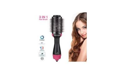 ARTIZLEE Brosse soufflante rotative, brosse lissante chauffante electrique multifonctionnels s&egrave;che-cheveux 3 en 1 