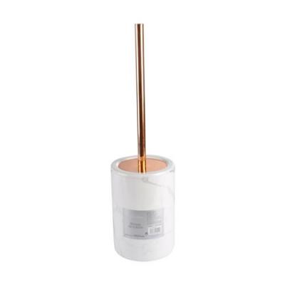 PARIS PRIX Brosse WC ""Marbre"" 42,5cm Blanc