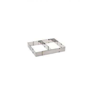 WESTMARK Cadre &agrave; p&acirc;tisserie rectangle r&eacute;glable - inox