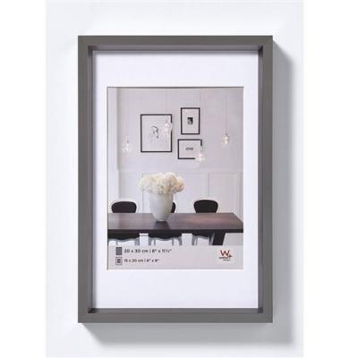 AC DECO Cadre photo imitation acier Steel Style - 13 x 18 cm - Gris