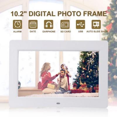 GENERIQUE Cadre photo num&eacute;rique 10,2 pouces HD TFT LCD Slim r&eacute;veil MP4 avec t&eacute;l&eacute;commande 