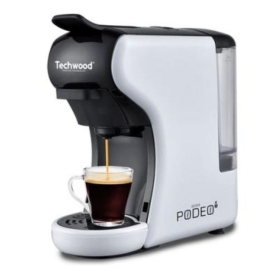 TECHWOOD Cafeti&egrave;re expresso multi-capsules  tca-191n - puissance : 1450w - coloris blanc 