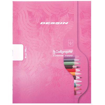 GENERIQUE Cahier dessin Clairefontaine 17x22 10x10 90g 16p