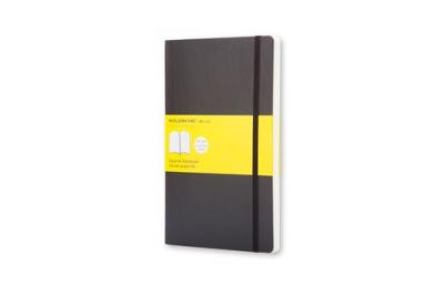 MLSK Carnet classique format de poche quadrill&eacute; Moleskine couverture souple Noir 