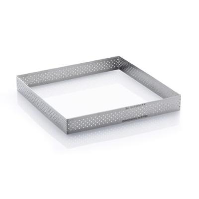 GENERIQUE Cercle &agrave; tarte carr&eacute; 8 cm perfor&eacute; &agrave; bord droit de buyer 3099.20