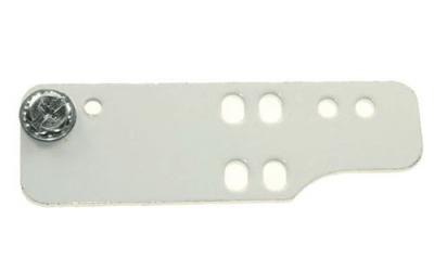 SCHOLTES  - charniere blanche sup.inf. (pivot M8) pour refrigerateur