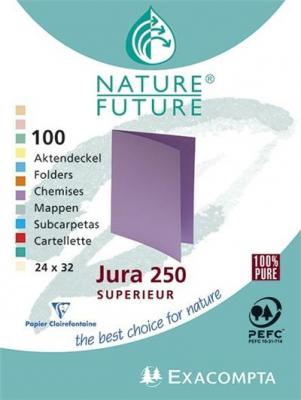 EXACOMPTA Chemise  - Paquet de 100 chemises Jura 250 Coloris assortis