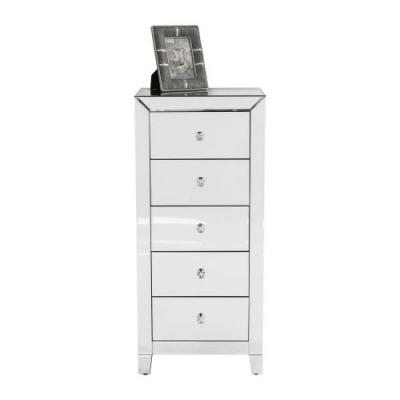 Kare Design Chiffonnier Luxury Argent 5 tiroirs