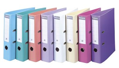 EXACOMPTA Classeur  &agrave; levier 32x29cm PVC Dos 70mm Rose