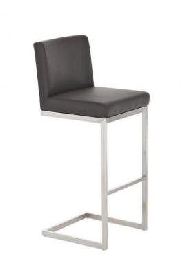 CLP Tabouret de bar Paros en similicuir , Marron