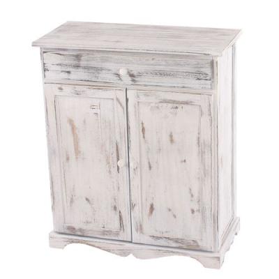Commode / table d'appoint / armoire - Shabby - Vintage - Blanc