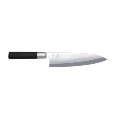 KAI  6710D Couteau Deba, Acier Inoxydable, Noir, 24 x 3,6 x 1,7 cm