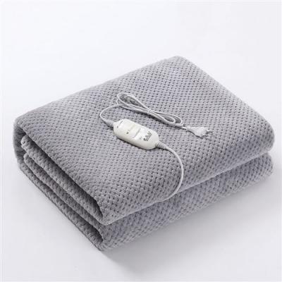 SOGO Couverture &Eacute;lectrique Polaire - XL - 150 X 80 Cm - 60W - Couleur Gris