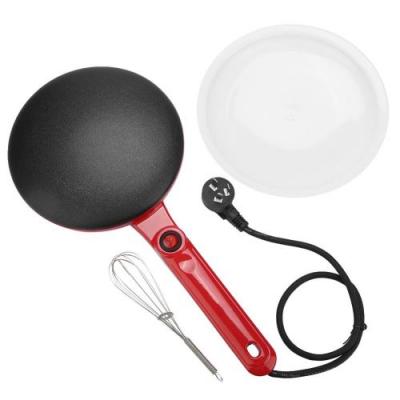 GENERIQUE Cr&ecirc;pi&egrave;re &eacute;lectrique portable rond cuisine po&ecirc;le cr&ecirc;pes Rouge 