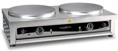  Cr&ecirc;pi&egrave;re Professionnelle Double Electrique   2 x &Oslash; 400 mm   Combisteel 