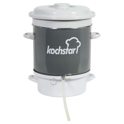 KOCHSTAR Cuiseur/Extracteur &Atilde; jus en acier &Atilde; maill&Atilde; capacit&Atilde; 9kg 