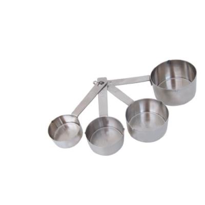 DE BUYER  -4827.02 -lot de 4 mesures inox 60 80 125 250 ml, Argent