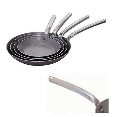 DEBUYER DE BUYER -5130.24 -poele tole blanche q.froide inox riv.24